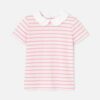 Girl striped polo shirt