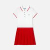 Girl dress in cotton piqué